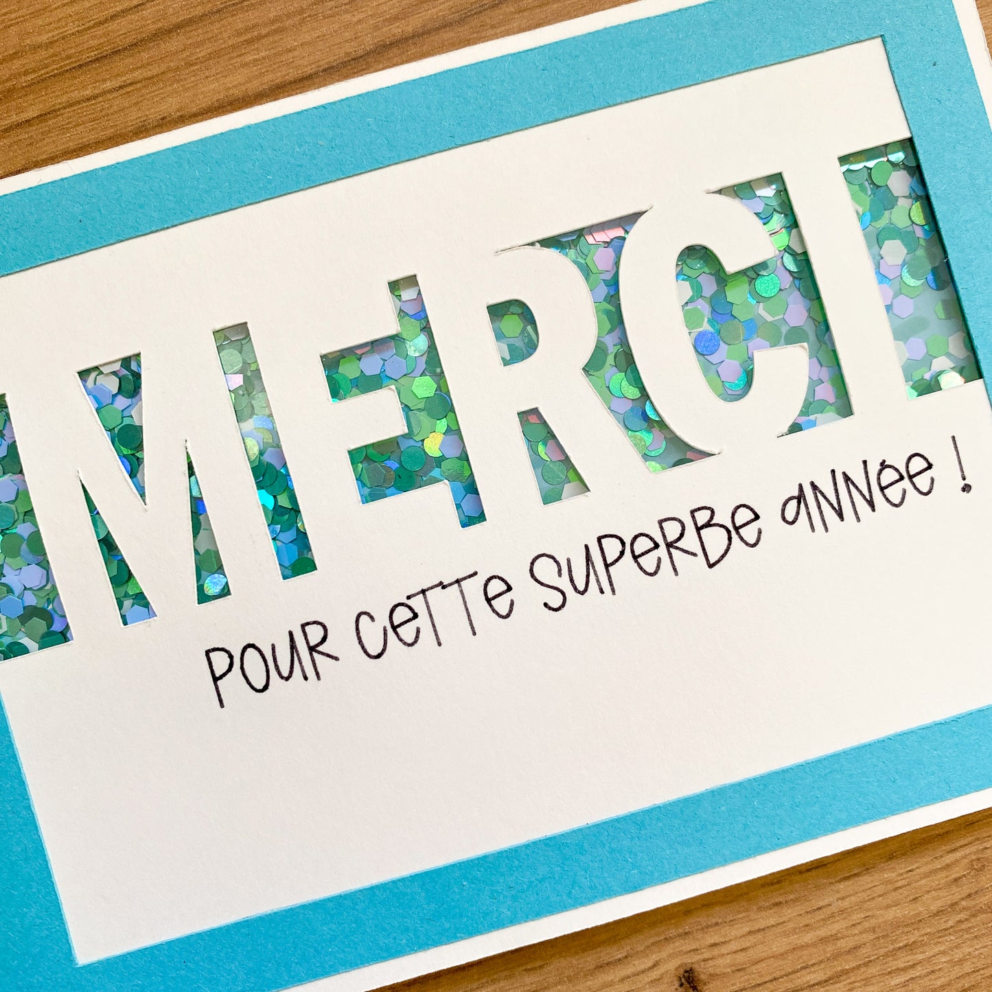 Carte remerciement - Merci pour cette année