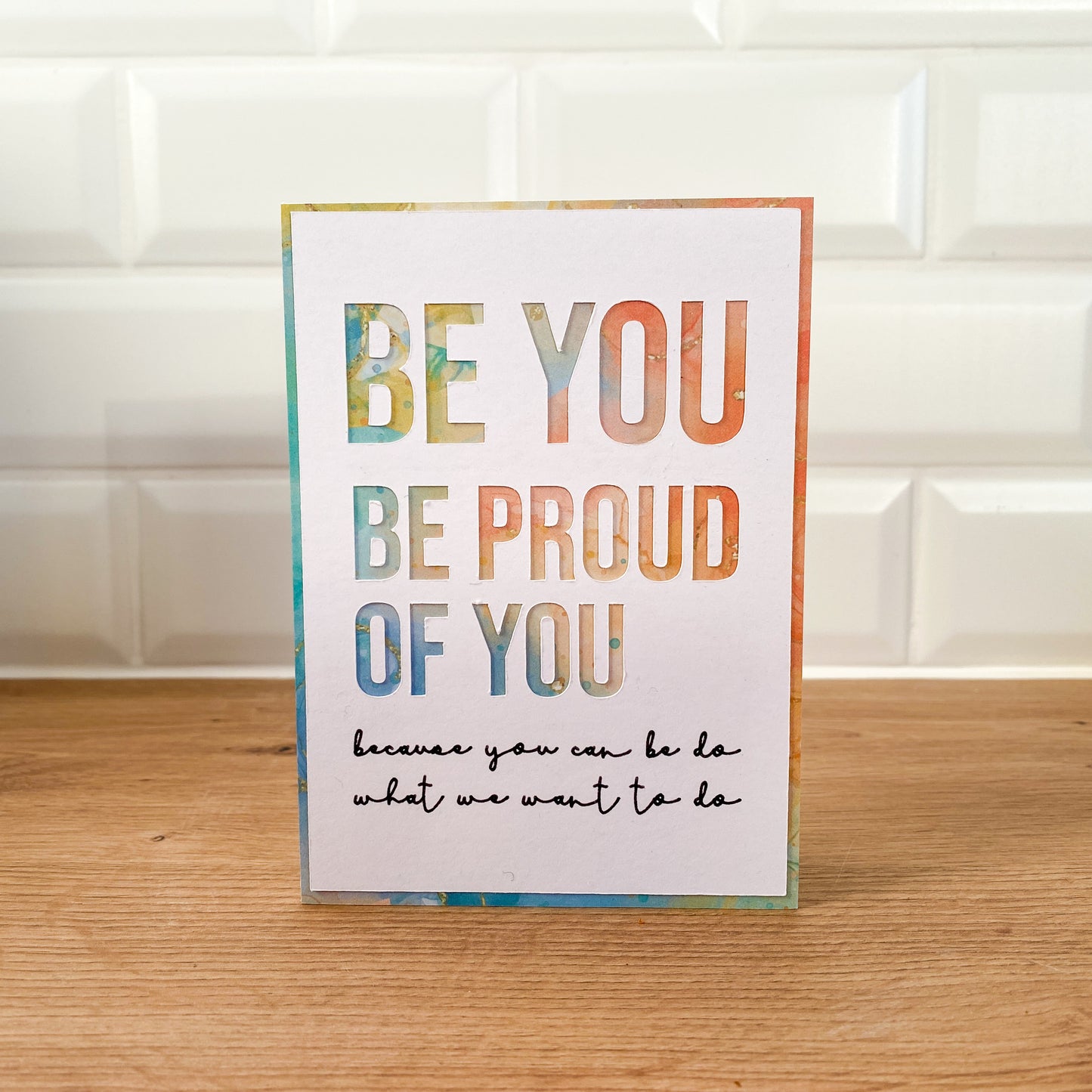Carte Be You, be proud of you