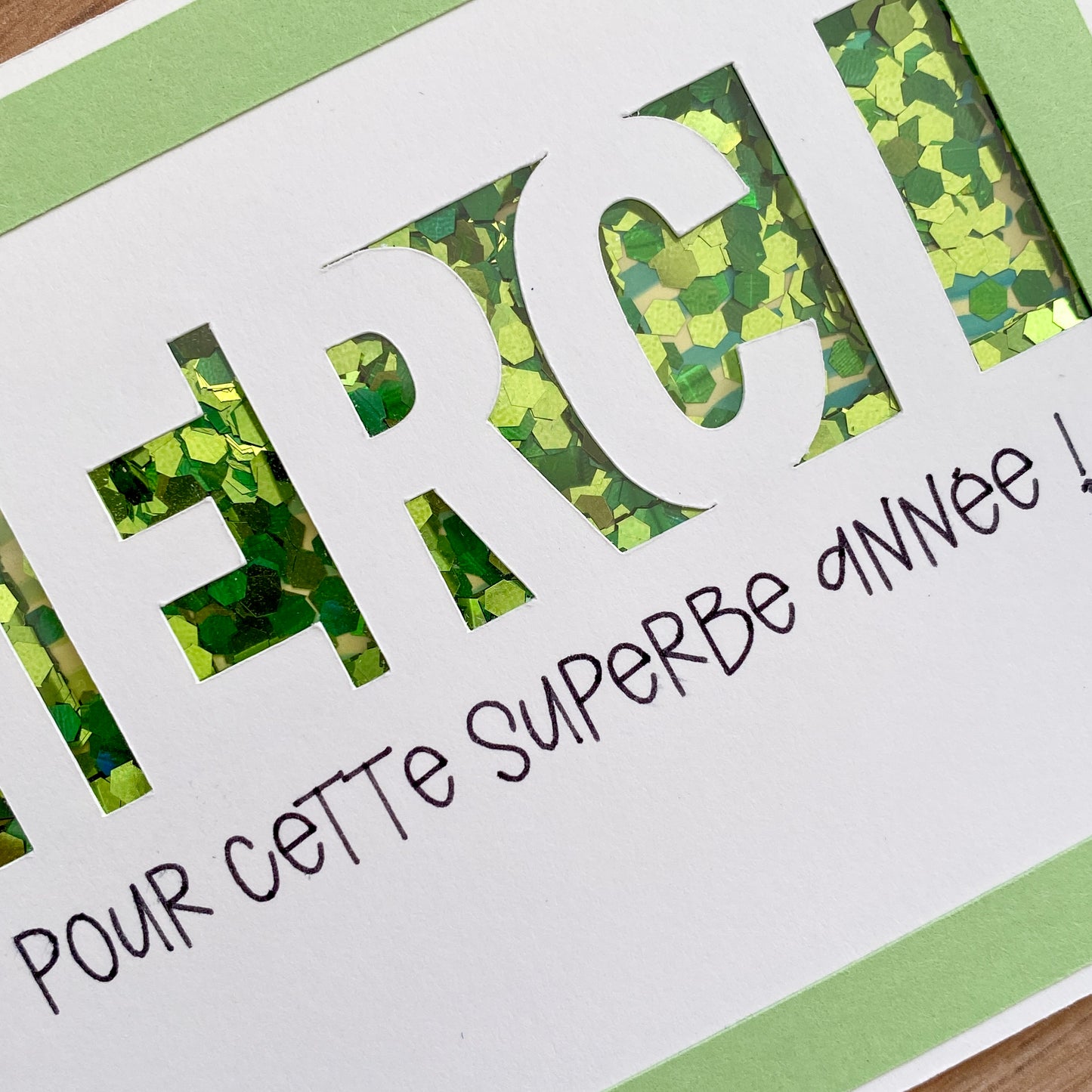 Carte remerciement - Merci pour cette année