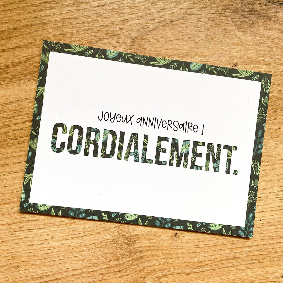 Cordialement !