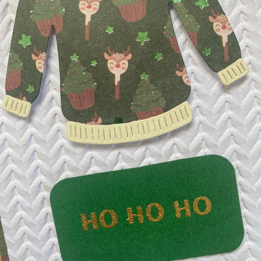 Carte de Noël - Pull moche