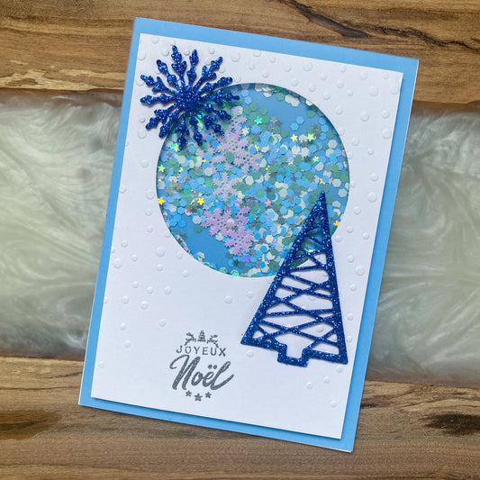 Carte de Noël - Nuit givrée
