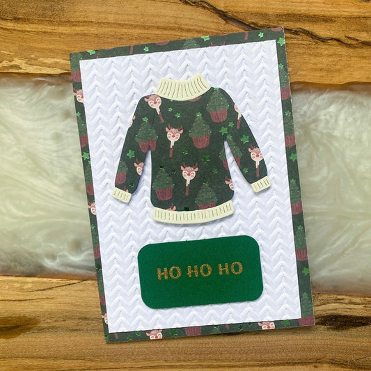 Carte de Noël - Pull moche